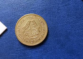 Stare monety 1/2 cent 1963 Afryka Południowa