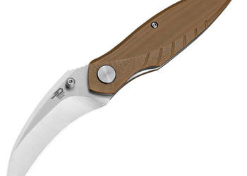 Nóż składany Bestech Mantidae Brown G10, Satin/Stonewashed 14C28N by Lucas…