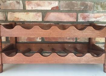 Stojak na wino drewniany dębowy 12 butelek (712)