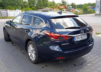 Mazda 6 2.0 Bezwypadkowa ,Nawigacja ,Grzane fotele ,lakier perła III (2012…