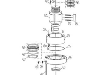 Uszczelnienie rotator Indexator IR25 GV6 i GV12 - części