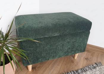 Pufa otwierana 60x30 podnóżek z pojemnikiem boho do przedpokoju