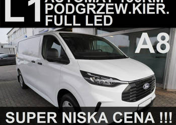 Ford Transit Custom Automat 136KM L1 Full LED Kamera Czujniki Dostępny od …