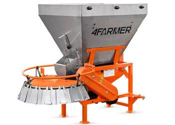 Rozsiewacz nawozu M320 (stal nierdzewna) z przystawką komunalną 4FARMER