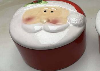 Pojemnik, puzderko. Mikołaj. Boże Narodzenie. Ozdoba