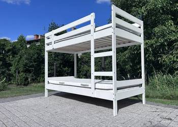 Łóżko piętrowe IKEA Mydal , 2 Materace IKEA Malvik , Lite drzewo Transport