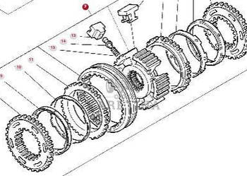 Massey Ferguson 7718S 7718 S 1804A DYNA 6 Synchronizator Skrzyni Biegów CZ…