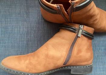 Skórzane botki Carinii, 40