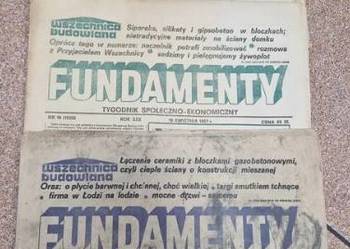 Gazety PRL Tygodnik Fundamenty 1987