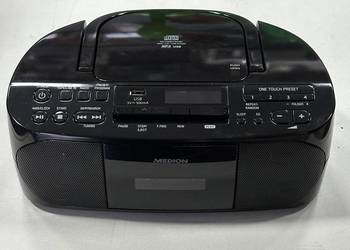 RADIOMAGNETOFON MEDION czarny ORYGINAL