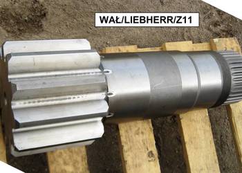 Wał zębaty przekładni Z-11 L-430 mm M12, Z-34 do koparki Liebherr