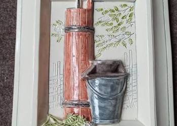 Kafel ceramiczny. Sygnowany. Jie Gantofta