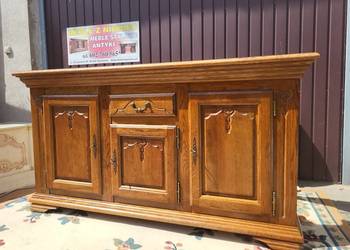 Duża komoda dębowa komoda pod telewizor dąb naturalny !!