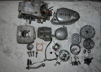 Silnik Części Yamaha DT 125 1F9 1976-1977 Cylinder Zapłon Wał
