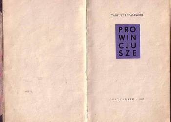(6914) PROWINCJUSZE – TADEUSZ ŁOPALEWSKI