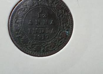 Stare monety 1/12 anny1917 Indie Brytyjskie