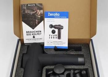 Pistolet do Masażu Ciała Masażer Wibracyjny LCD 30 Trybów 10 Końcówek