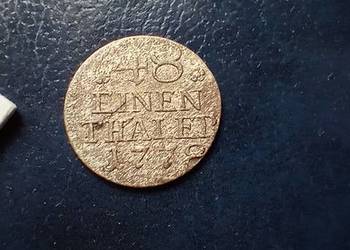 Stare monety 1/48 talara kwiat 1778 Niemcy srebro