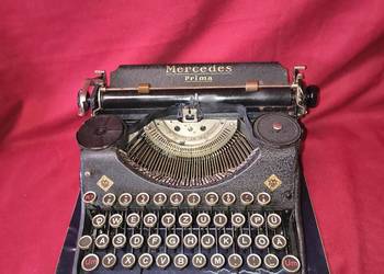 Maszyna do pisania Mercedes Prima + walizka | vintage