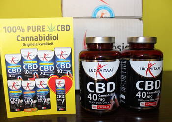 Lucovitaal Olej konopny w kapsułkach CBD 40mg 90 sztuk
