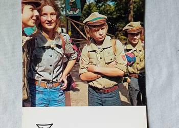 Pocztówka: Harcerskie życie. KAW, 1976 r.