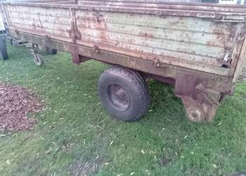 Rozrzutnik obornika przyczepa 1 osiowy transport