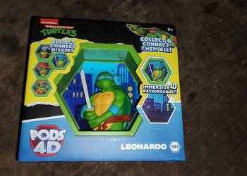 WOW! PODS - 4D Wojownicze żółwie ninja figurka Leonardo