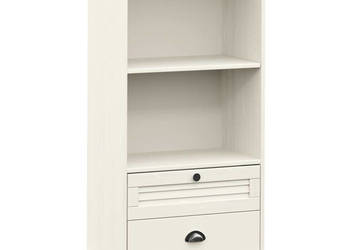 Szafka na książki VIGO biała 60x35x1145 cm drewno sosnowe WM-353185