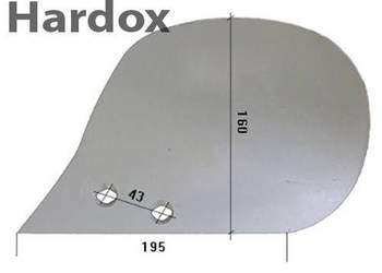 Odkładnia przedpłużka HARDOX VD141/L części do pługa KRONE