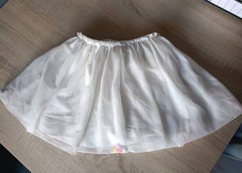 Spódniczka biała brokatowa roz. 110