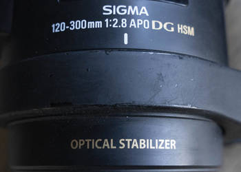 Obiektyw SIGMA 120 -300 mm, 1;2,8 APO DG HSM Mocowanie NIKON