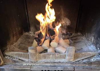 Brykiet dębowy walec opał drzewny 20kg kominek piec kocioł - PRODUCENT