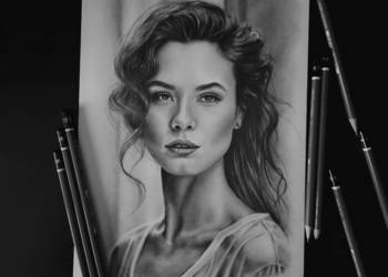 Portret, rysunek ze zdjęcia na zamówienie