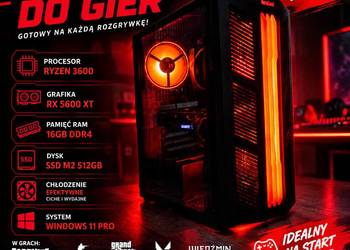 Komputer z monitorem do gier