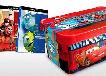 MAGICZNY KUFEREK PIXARA: AUTA 2, POTWORY I SPÓŁKA, INIEMAMOCNI  (3 DVD)