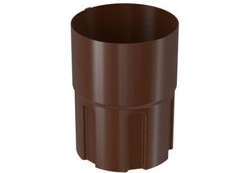 Bryza STAL Złączka rury spustowej 90 mm brązowy ral 8017