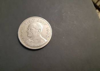 moneta Saint Lucia 5$ z 1986r