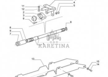 New Holland T6010 Wał napędowy 87583760