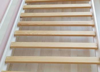 łóżko z barierką 80 x 200 + materac piankowy HR 80x190