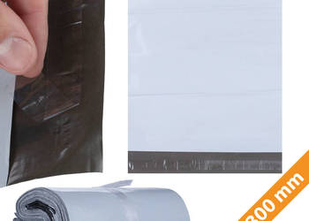 Foliopaki Białe 200 x 300 mm | 100 Sztuk, LDPE, Wodoodporne