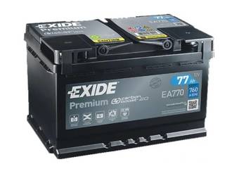 Akumulator 77AH 760A EXIDE PREMIUM