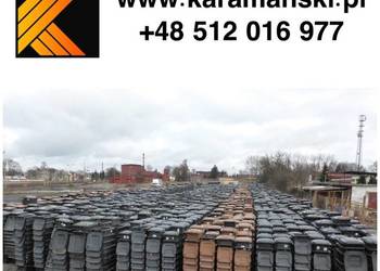 240 L używane pojemniki na odpady komunalne, 120 L, 1100 L