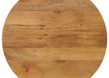 Blat stołu Ø 70x25 cm okrągły lite drewno mango WM-370076