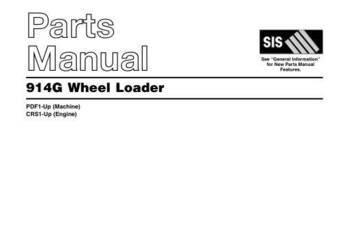 Caterpillar 914G katalog części PL