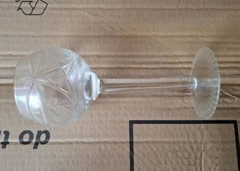 Piękne stare kryształowe kieliszki 5szt.