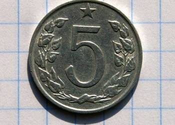 5 HALERZY 1963 ROK - CZECHOSŁOWACJA