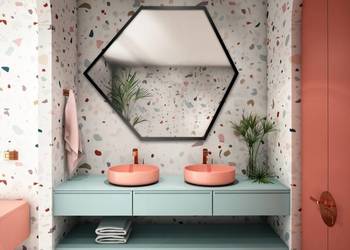 Lustro o geometrycznym kształcie w ramie – GEOME W RAMIE