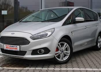 FORD S-Max, 2019r. FullLED, Kamera, Grzane Fotele + Szyba, Carplay, MANUAL