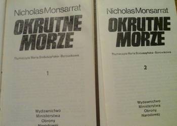 Okrutne morze - Nicholas Monsarrat - dwa tomy.