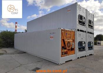 Kontener morski chłodniczy mroźnia 40 HC RF używany 12 metrowy sprawny